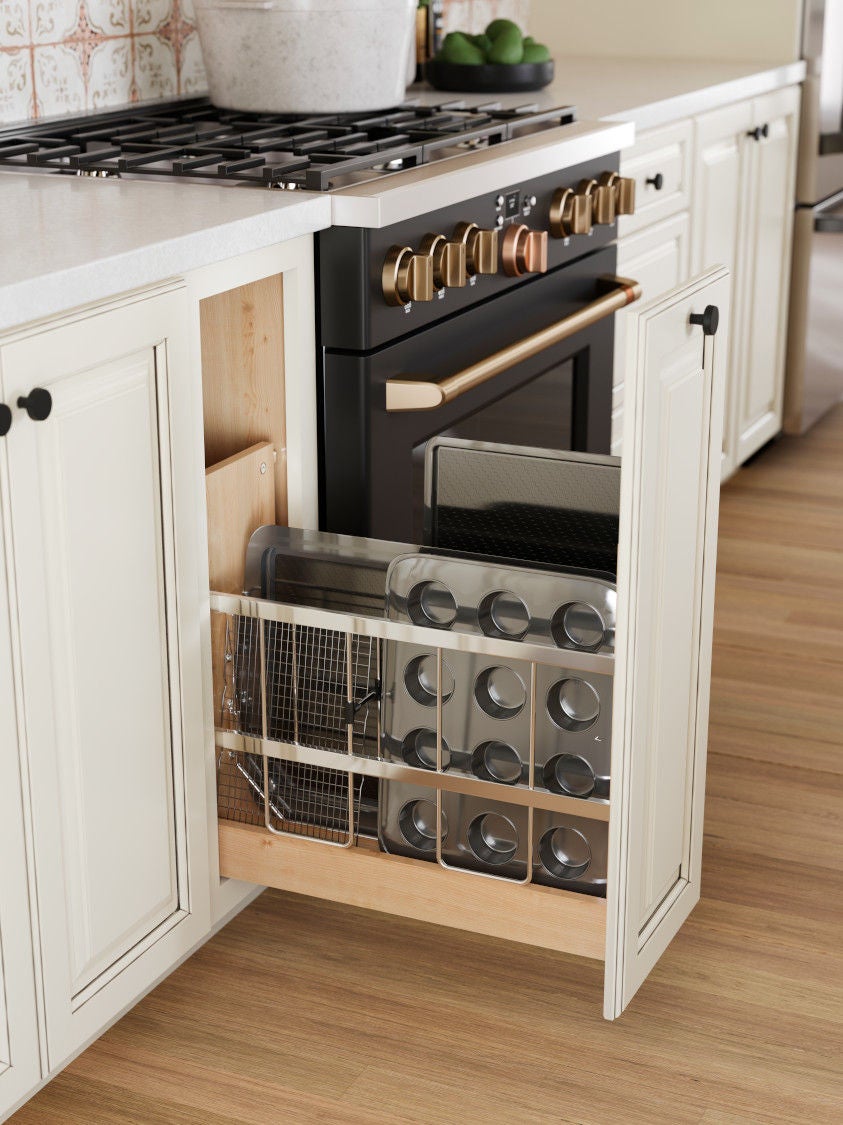 Slim Shaker Cabinetry  Modern Kitchen 